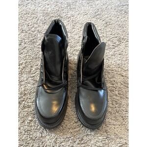 Vintage Knapp Leather Steel Toe Boots Size 10?? 11?? 7 1/2 EEE